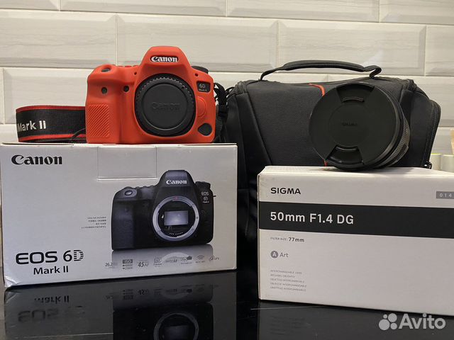 Зеркальный фотоаппарат Canon 6D Mark 2 купить в Москве | Электроника ...