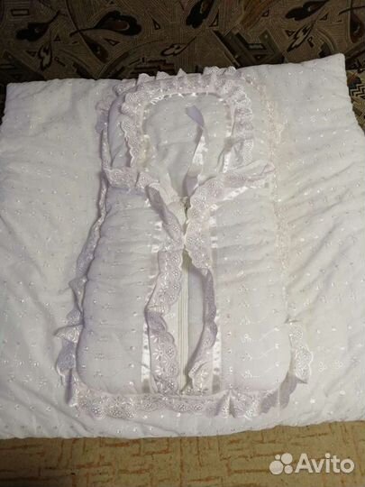 Детское одеяло в кроватку и конверт