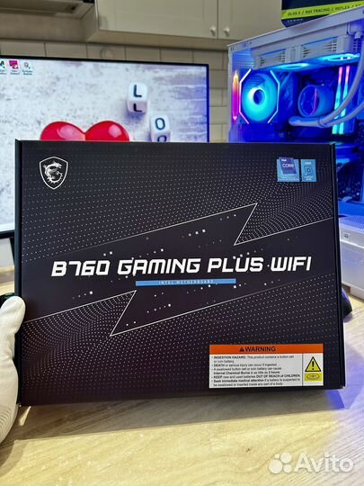 Новый игровой пк DDR5 Wi-Fi +4070+14600KF+32Gb+1Tb