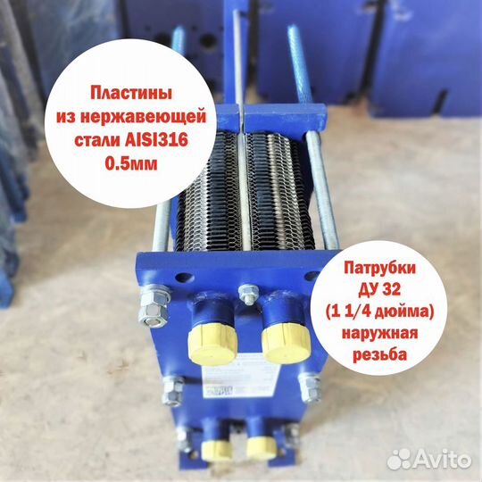 Пластинчатый теплообменник SN04-81 для 1000м2