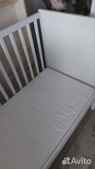 Детская кровать IKEA с матрасом