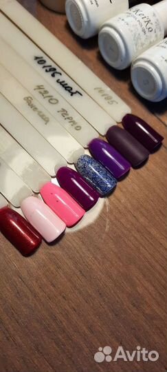 Гель лаки база топ для наращивания ногтей