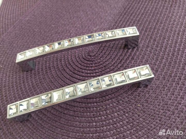 Мебельные ручки со стразами