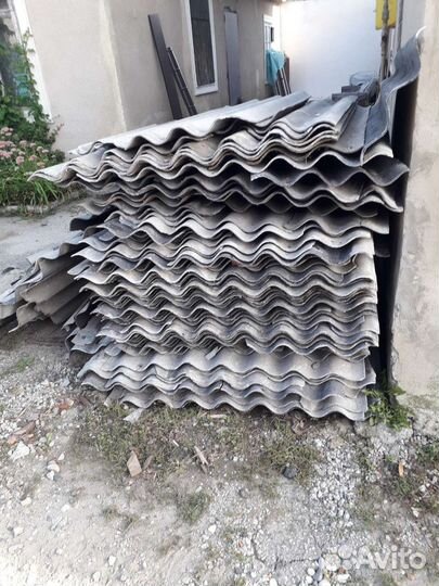 Шифер волновой бу