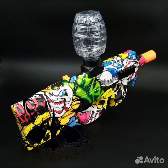 Автомат Р90 с орбизами с световой вспышкой