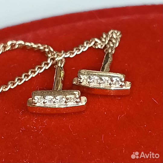 Золотые серьги 585 пробы