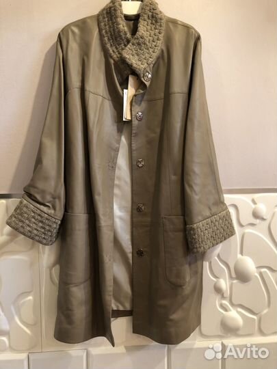 Кожаный плащ