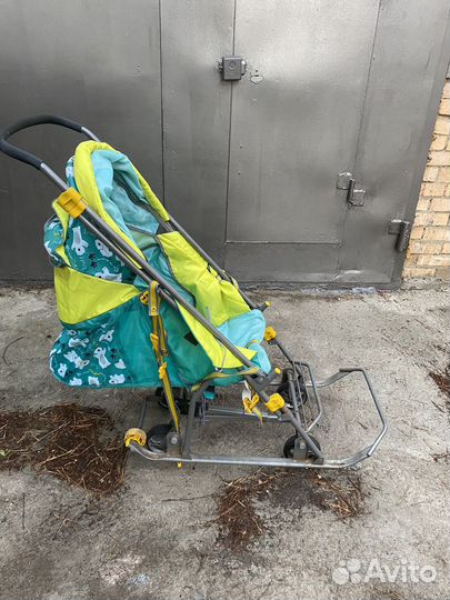 Санки коляска ника
