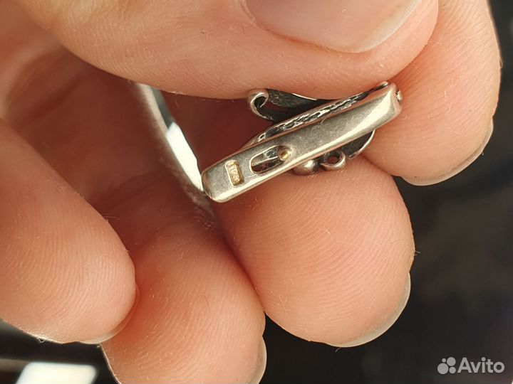 Серьги серебро винтаж СССР