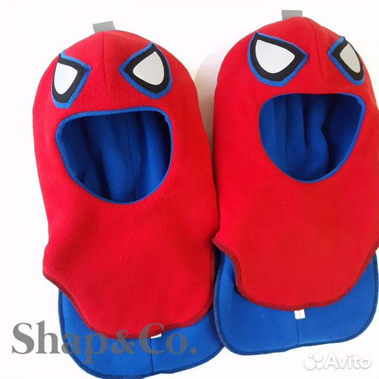 Шапка шлем Человек-паук
