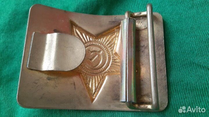 Пряжка новая солдатская,латунь. оригинал СССР