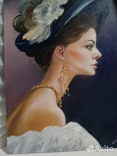 Картина маслом портрет незнакомки