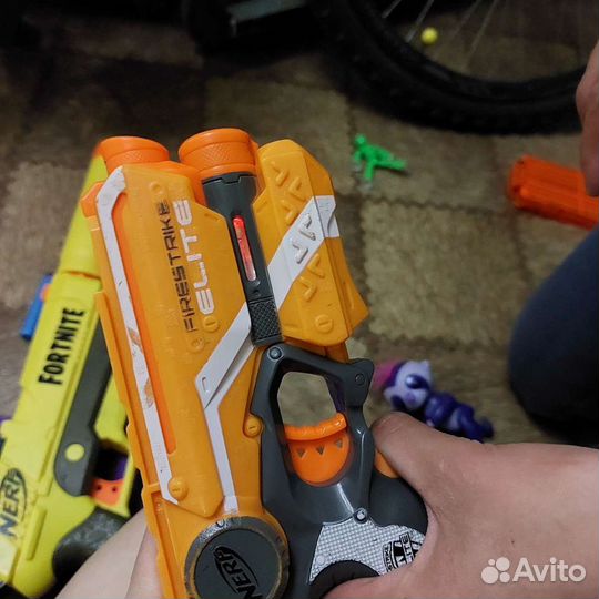 Nerf фирменные бластеры с пулями