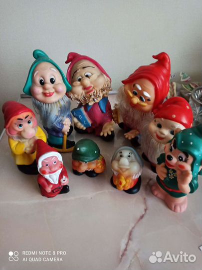 Коллекции резиновых игрушек