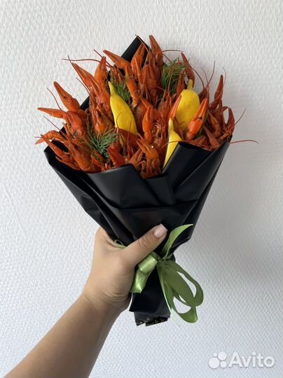 Букет из раков, мужской букет