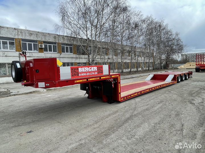 Полуприцеп трал (тяжеловоз) Berger 9853, 2023