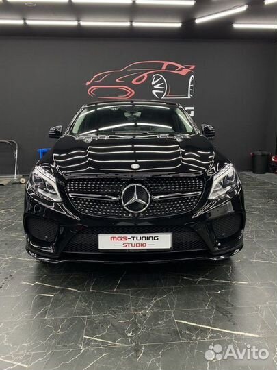 Решетка в стиле Diamond Mercedes GLE coupe 292
