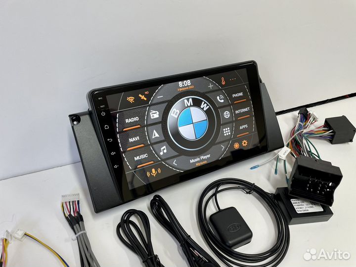 Мгнитола 2/32 на BMW X5 E53 на android