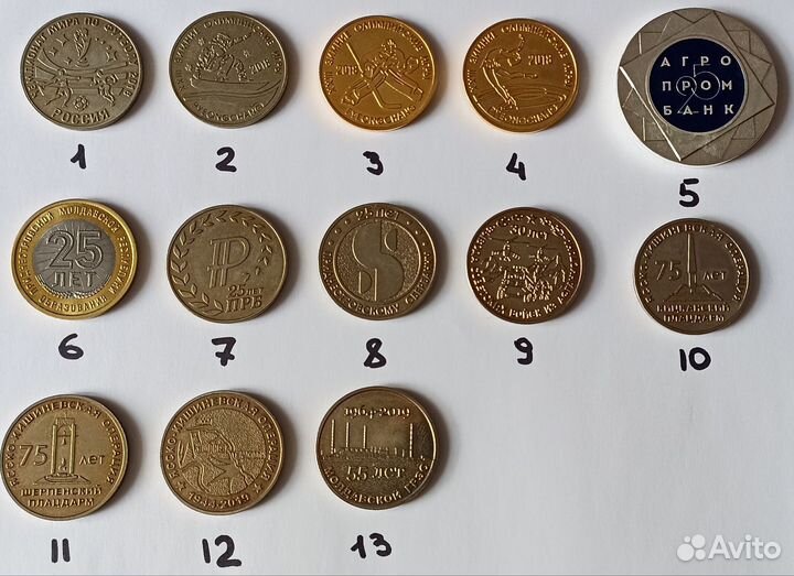 Юбилейные монеты Приднестровья