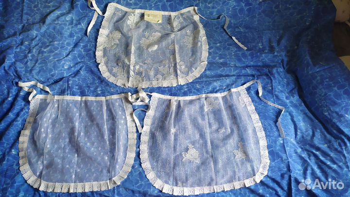 Фартуки кружевные гипюровые СССР