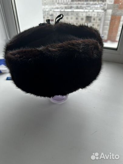 Норковая шапка мужская