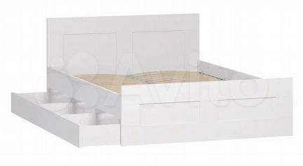Кровать двуспальная Сириус с ящиками (Икеа)