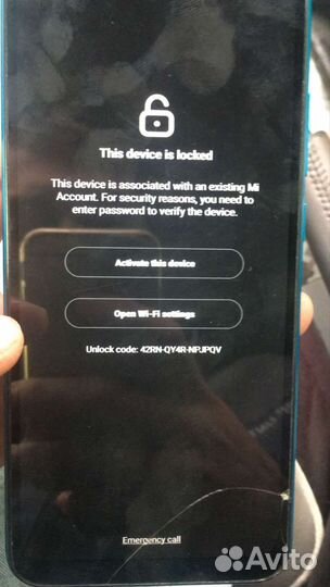 Разблокировка mi аккаунта