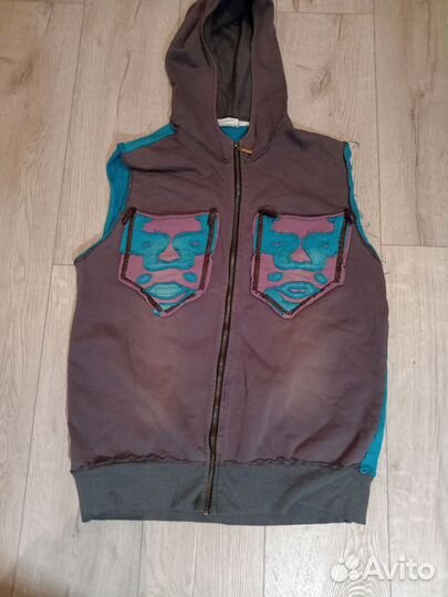 Жилетка мужская тёплая на молнии