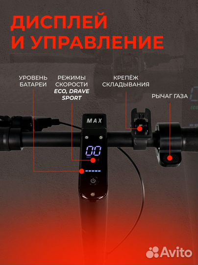 Электросамокат MAX samik xiaomi aovo