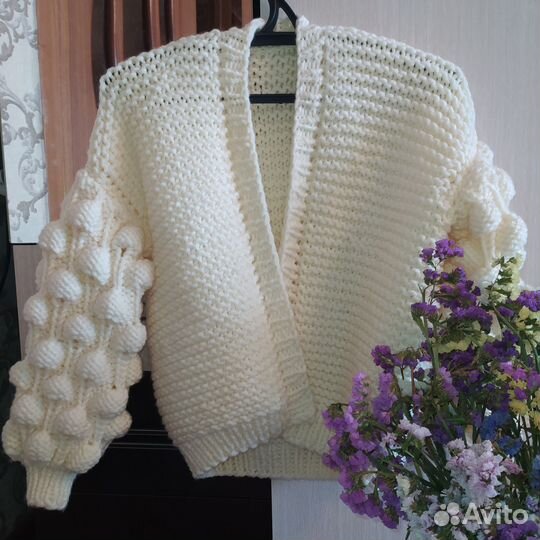 Кардиган малинки