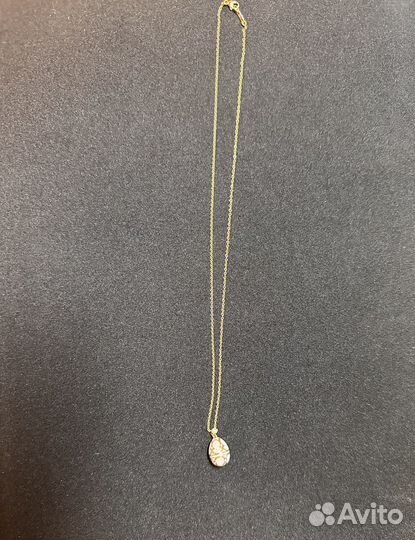 Золотой кулон подвеска с бриллиантами