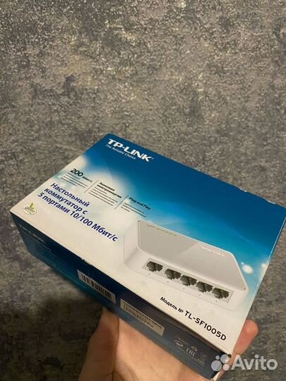 Новый Коммутатор TP-link TL-SF1005D 10/100 Мбит/с