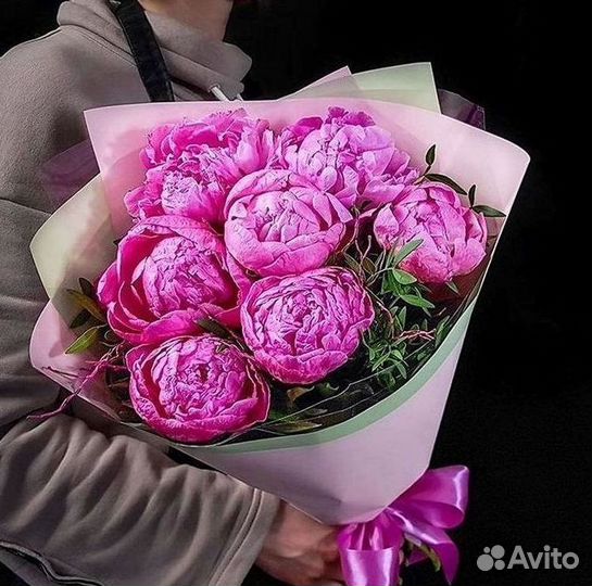 Пионы Букеты Цветы Доставка