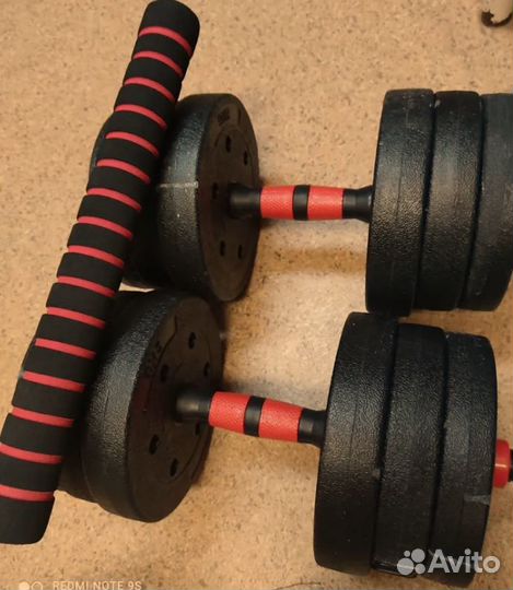 Гантели разборные