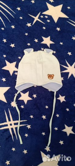 Новая летняя шапочка на новорожденного