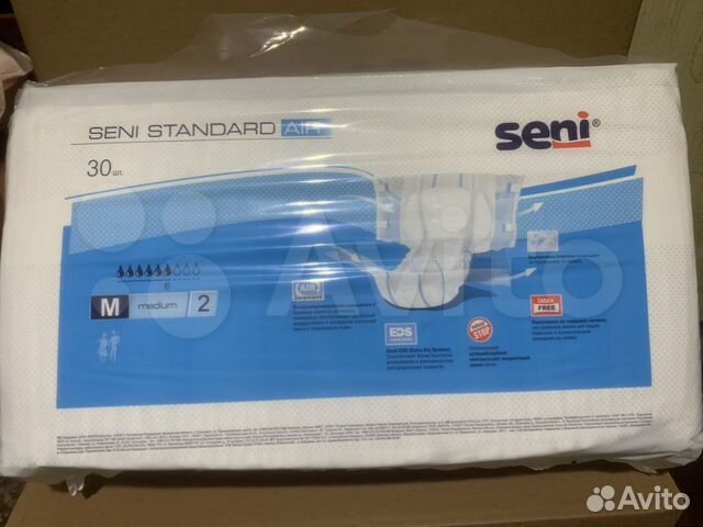 Подгузники для взрослых Seni Standard Air medium2