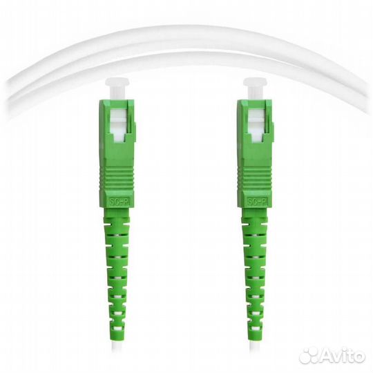 SC(APC) -SC(APC) simplex 5м, 3мм, lszh, SM (G.657)