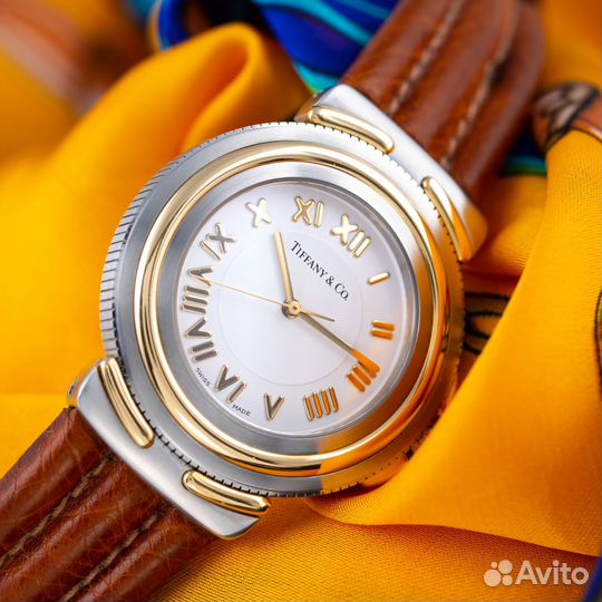 Оригинал Tiffany&Co. Intaglio Унисекс Золото