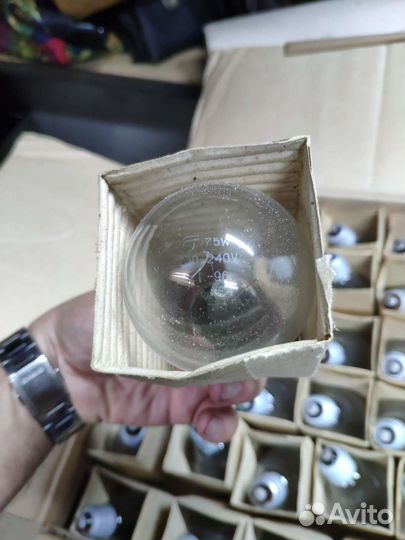 Лампа накаливания 75вт коробка