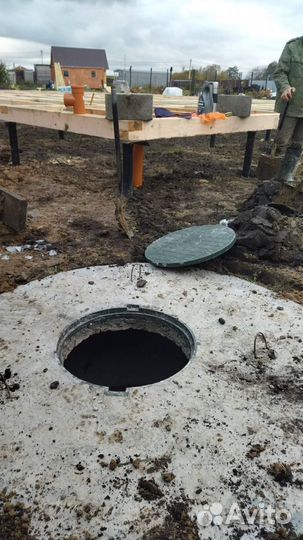 Септики из жби колец под ключ
