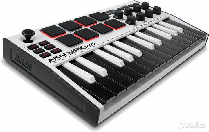 Midi-клавиатура akai MPK Mini MK3 (белая)