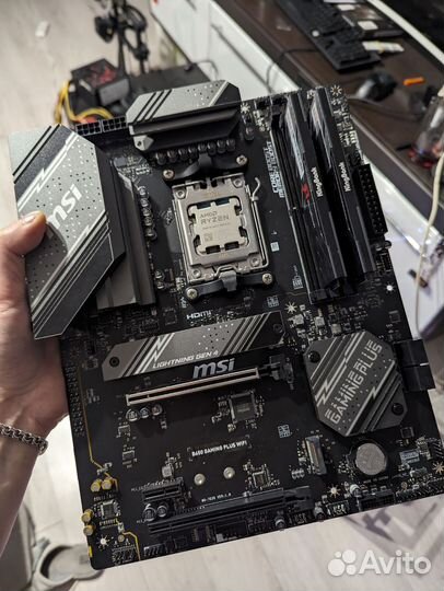 Игровой пк Ryzen 7800x3d, b650, rtx4070super, 32gb