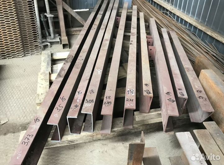 Швеллер гнутый 120x60х4 SV-9100