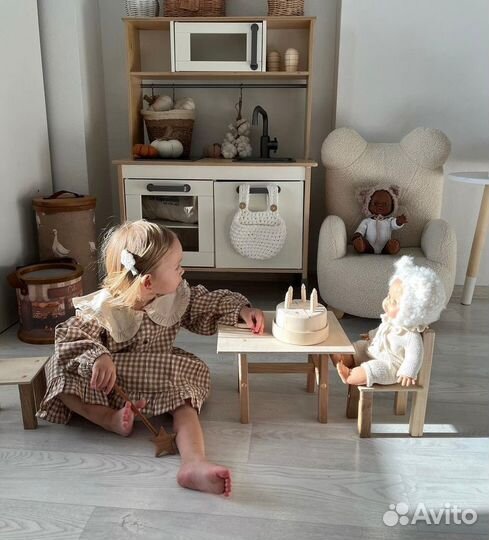 Детское кресло мишка