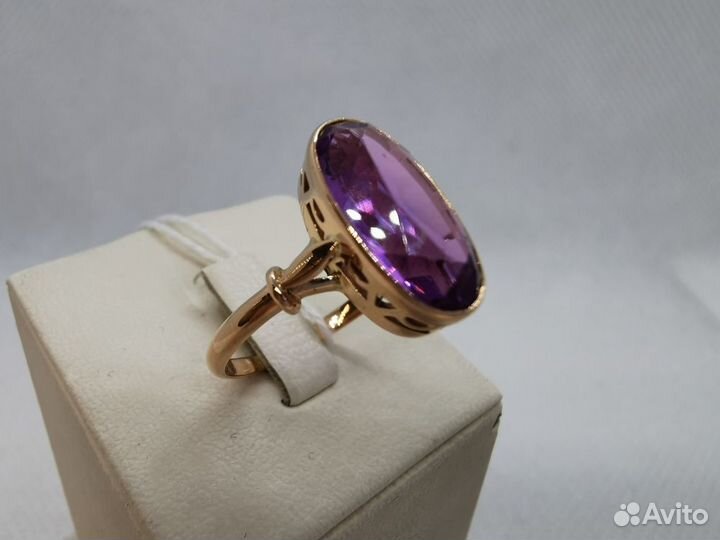 Золотое кольцо С камнем (Au 583) (Ахт)