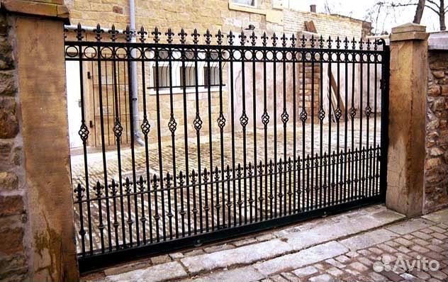 Кованный забор тпп KZ-8