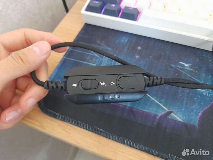 Проводная гарнитура A4Tech Bloody G570 черный