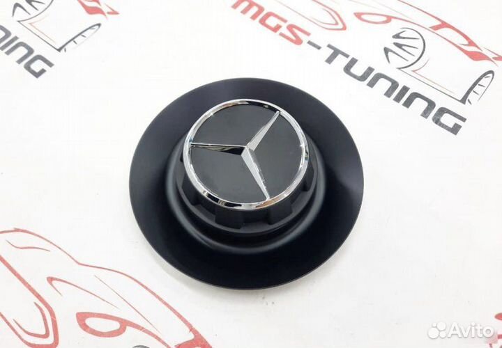 Колпачок Mercedes тарелка black 154мм 1 шт
