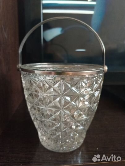 Ваза хрустальная СССР конфетница
