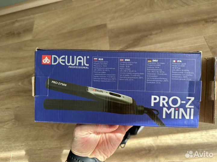 Щипцы-гофре dewal proz-z mini